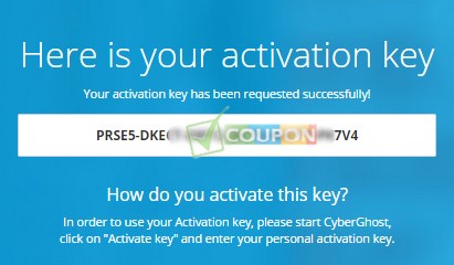 cyberghost activation key free